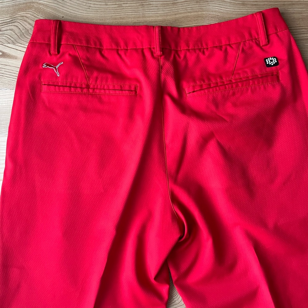 Puma Men's Red Golf Pants - Picture 8 of 8